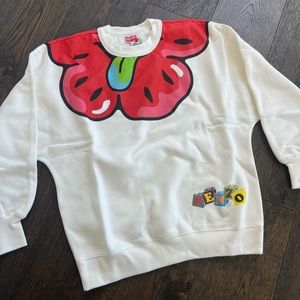 Kenzo sweater, white size M BRAND NEW